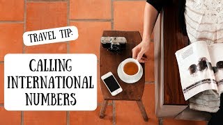 Calling International Numbers  How to Dial Abroad [upl. by Nylcoj]