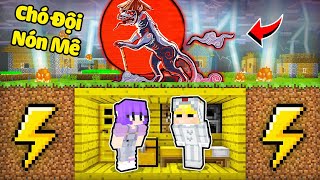 TÔ GÀ THỬ THÁCH 24H XÂY HẦM TRÚ ẨN CHỐNG LẠI CHÓ ĐỘI NÓN MÊ TRONG MINECRAFT TÔ GÀ TRỐN KHỎI QUỶ CẨU [upl. by Ydnes389]