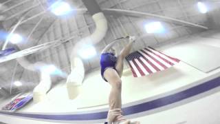 Inside a Curry College Cheerleading Routine [upl. by Anigroeg]