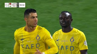 Sadio Mané amp Cristiano Ronaldo Tonight vs Damac  1080i HD [upl. by Nassi]