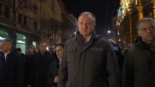 Protesters in streets of Belgrade after observers cite irregularities in Serbian election [upl. by Eessac699]