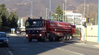 RARE Uscita Kilolitrica Vigili del Fuoco Brescia in sirena [upl. by Enerahs]