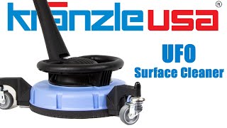 UFO Flat Surface Cleaner  1400 PSI 2 GPM  Kranzle USA Pressure Washer Perfection [upl. by Awhsoj]