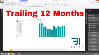 DAX for Power BI  Last 12 Months from Selected Date Trailing 12 Months TTM [upl. by Irama]