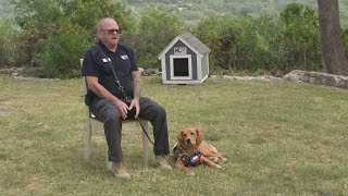 Local veteran trainer says K9 companion symbolized a second chance in his darkest days [upl. by Ainezey]