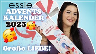 Große LIEBE 🥰 ESSIE Adventskalender 2023  24 Türchen UNBOXING  Schikitas Place [upl. by Googins]