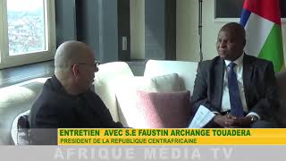 ENTRETIEN AVEC S E FAUSTIN ARCHANGE TOUADERA [upl. by Volney]