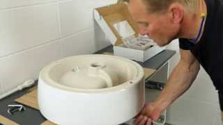 Installing A Double Wash Basin Combination With Countertop [upl. by Loria388]