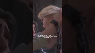 Gigi Hadids haircut 😂 shortsfeed trending viralvideo [upl. by Kahcztiy985]