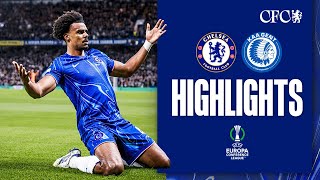 Chelsea 42 Gent  BLUES beat Belgian Buffalos  HIGHLIGHTS  UEFA Europa Conference League 2425 [upl. by Artkele]