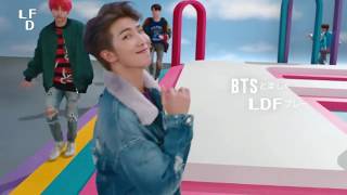 日本語字幕 BTS 防弾少年団 新CM ロッテ免税店 広告 LFD [upl. by Ettesus513]