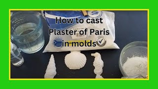 How To Cast PLASTER OF PARIS In A MOLD [upl. by Noremak]