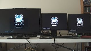 Installing New ReactOS on 3 Computers 046 [upl. by Clements]