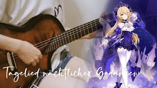 挽夜的晓歌Tagelied nächtlicher Gedanken Duo Guitar  Genshin Impact Fischl Castle OST [upl. by Dasteel]