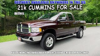 59 Cummins For Sale 2004 Dodge Ram 2500 4x4 Diesel With ONLY 21k Miles [upl. by Kramnhoj]