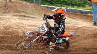 P1 🥇🏆  motodrome Emmen  10 Sam Brouwer  ktm 65sx [upl. by Hilly]