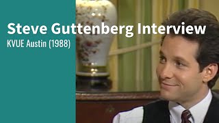 Steve Guttenberg Interview 1988 by Roy Faires KVUE [upl. by Publias]