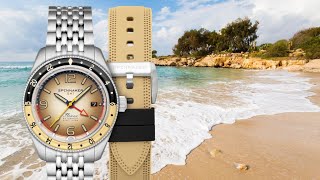 Unboxing The Spinnaker Fleuss GMT Sand Storm watches watchenthusiast gmtwatch seiko [upl. by Yelyk]