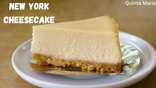 New York Cheesecake Easy Recipe [upl. by Newhall]