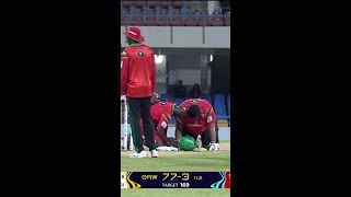 Azam Khans FRIGHTENING wicket 🫣 [upl. by Gianina]