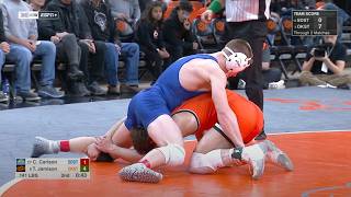 141lbs Tagen Jamison Oklahoma State vs Clay Carlson South Dakota State [upl. by Downing]