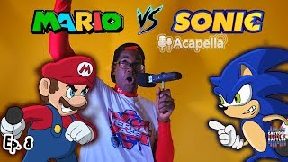 Mario Vs Sonic Live  Cartoon Beatbox Battles [upl. by Nodal]