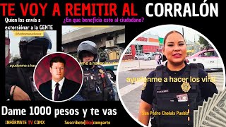 DAME 1000 PESOS y NO te llevo al CORRALON Policía ssccdmx [upl. by Rashida]