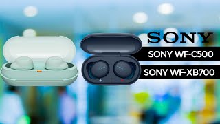 Sony WFC500 Vs Sony WFXB700  Choosing the Right Pair for You [upl. by Lednic]