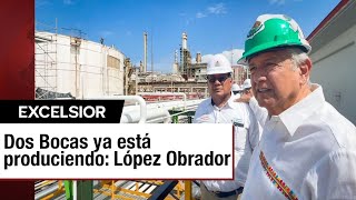 Refinería Dos Bocas aún no está operando contrario a lo asegurado por López Obrador [upl. by Eilahtan999]