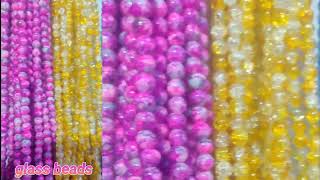 glass beads❤️glass beads for jewelry making💃glass beads assorted😘glass beads antique [upl. by Gnot586]