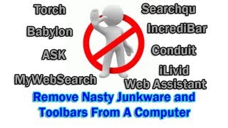 Remove Nasty Junkware and Toolbars From Computer [upl. by Meesan]