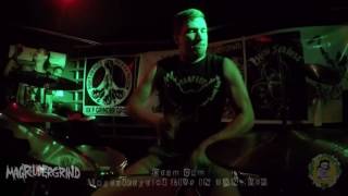 Magrudergrind  Full DRUM CAM  At Magrudergrind LIVE IN BANGKOK 2016 [upl. by Pinette]