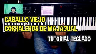 Caballo Viejo Los Corraleros de Majagual Tutorial en Teclado [upl. by Aitel]