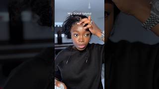 Install this water wave wig with me wiginstall wigs wigtutorial waterwavewig wigstyling wig [upl. by Eduam]