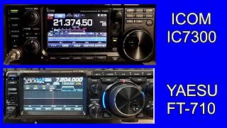 ICOM IC7300 or YAESU FT710 [upl. by Zsa]