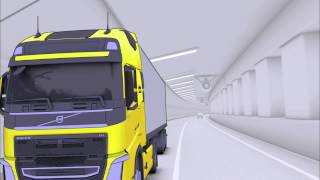 Volvo Trucks  Lane Keeping Support keeps trucks on the straight and narrow [upl. by Pomona]