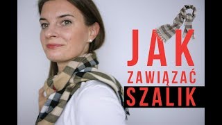 Jak zawiązać szalik  ciekawe sposoby [upl. by Saixela]