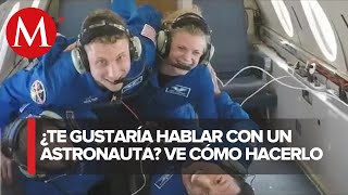 Astronauta en el espacio estará respondiendo PREGUNTAS de niños en vivo [upl. by Ramal]