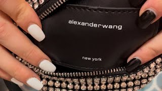 Alexander Wang Rhinestone Bag Unboxing From The RealReal [upl. by Lokin]