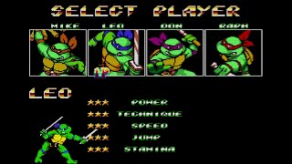 TMNT  The Streets of Rage Project  Leonardo Playthrough [upl. by Eenaj]