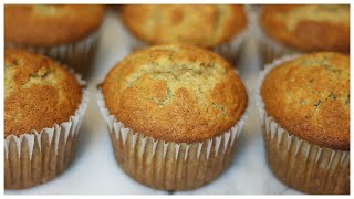 The Only Banana Muffins Recipe You Will Need [upl. by Wettam]