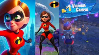 Fortnite Elastigirl Skin Gameplay [upl. by Aneeg813]