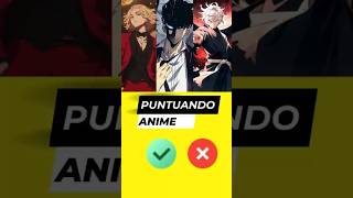 1️⃣Puntuando Animes  Ranking de animes anime [upl. by Harvie]