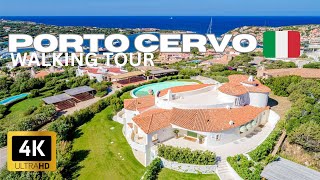 Porto Cervo Sardinia BACKYARD walking tour in 4k 2024 [upl. by Themis182]