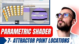 7Finding Attractor Point Locations in Parametric Shader Design grasshopper3d parametricdesign [upl. by Oiruam]