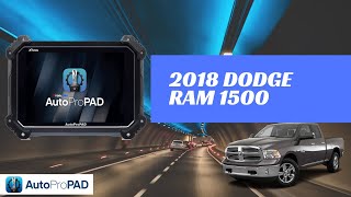 Programming a Fobik key to a 2018 Dodge Ram 1500  AutoProPAD [upl. by Acnairb639]