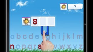 Montessori Crosswords v5  iPad amp iPhone app to learn to read and spell using phonics [upl. by Aicile724]