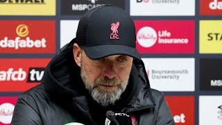 Very very very FRUSTRATING  Jurgen Klopp  Bournemouth 10 Liverpool [upl. by Durante]