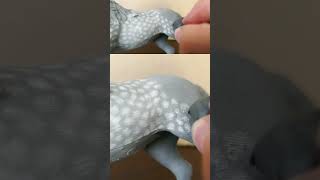 Painting dapples on a dapple grey  Schleich Repaint [upl. by Nwotna]