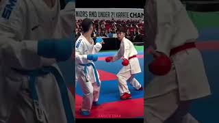 Cadet junior athelete uramavasi kumite karate athelete public [upl. by Anaila]